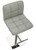 Allegro Signature Real Leather Bar Stool Grey