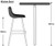 Antico Kitchen Bar Stool Grey