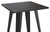 Tolix Grey Darkwood Square Bar Table