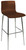 Venezia Fixed Height Bar Stools Walnut