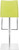 Eccellente Signature Real Leather Bar Stool Lime Green