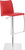 Eccellente Signature Real Leather Bar Stool Red