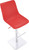 Magnifico Signature Real Leather Bar Stool Red