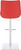 Magnifico Signature Real Leather Bar Stool Red