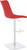 Magnifico Signature Real Leather Bar Stool Red