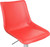 Magnifico Signature Real Leather Bar Stool Red