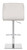 Deluxe Allegro Crescent Bar Stool White