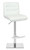 Deluxe Luscious Crescent Bar Stool White