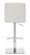 Deluxe Snella Crescent Bar Stool White
