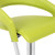 *ONLY 1 LEFT* Eleganza Signature Real Leather Bar Stool Lime Green