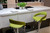 *ONLY 1 LEFT* Eleganza Signature Real Leather Bar Stool Lime Green