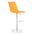 *ONLY 1 LEFT* Magnifico Signature Real Leather Bar Stool Mustard