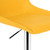 *ONLY 1 LEFT* Magnifico Signature Real Leather Bar Stool Mustard