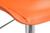 Magnifico Signature Real Leather Bar Stool Tan Orange