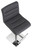 Deluxe Luscious Bar Stool Charcoal Grey