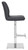 Deluxe Ravenna Bar Stool Charcoal Grey