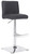 Snella Bar Stool Charcoal Grey