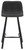 Antico Kitchen Bar Stool Black