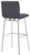 Aldo Fixed Height Bar Stool Charcoal Grey