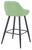 Velluto Velvet Lime Green Kitchen Bar Stool