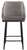 Mayfair Velvet Charcoal Kitchen Bar Stool