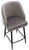 Mayfair Velvet Charcoal Kitchen Bar Stool