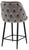 Mayfair Velvet Charcoal Kitchen Bar Stool