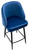 Mayfair Velvet Blue Kitchen Bar Stool
