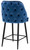 Mayfair Velvet Blue Kitchen Bar Stool