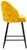 Mayfair Velvet Mustard Kitchen Bar Stool