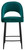 Chelsea Velvet Sage Green Kitchen Bar Stool