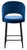 Chelsea Velvet Blue Kitchen Bar Stool