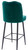Knightsbridge Velvet Sage Green Kitchen Bar Stool