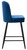 Knightsbridge Velvet Blue Kitchen Bar Stool