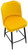 Knightsbridge Velvet Mustard Kitchen Bar Stool
