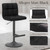 Allegro Bar Stool Black with Black Frame