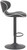 Carcaso Bar Stool Black with Black Frame