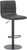 Deluxe Aldo Bar Stool Black with Black Frame