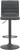 Aldo Bar Stool Black with Black Frame