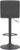Aldo Bar Stool Black with Black Frame