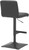 Luscious Bar Stool Black with Black Frame