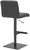 Deluxe Luscious Bar Stool Black with Black Frame