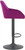 *ONLY 1 LEFT* Velluto Bar Stool Purple Velvet with Black Frame
