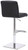 Luscious Signature Real Leather Bar Stool Black