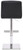 Luscious Signature Real Leather Bar Stool Black