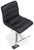 Luscious Signature Real Leather Bar Stool Black