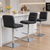 Luscious Signature Real Leather Bar Stool Black