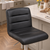 Luscious Signature Real Leather Bar Stool Black