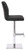 Ravenna Signature Real Leather Bar Stool Black