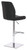 Ravenna Signature Real Leather Bar Stool Black